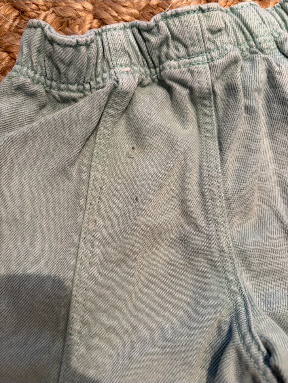 GAP Kids Pale Blue Wide-Leg Pull-On Joggers